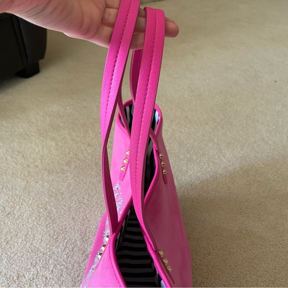 Juicy Couture Hot Pink Velour Tote - Picture 9 of 16